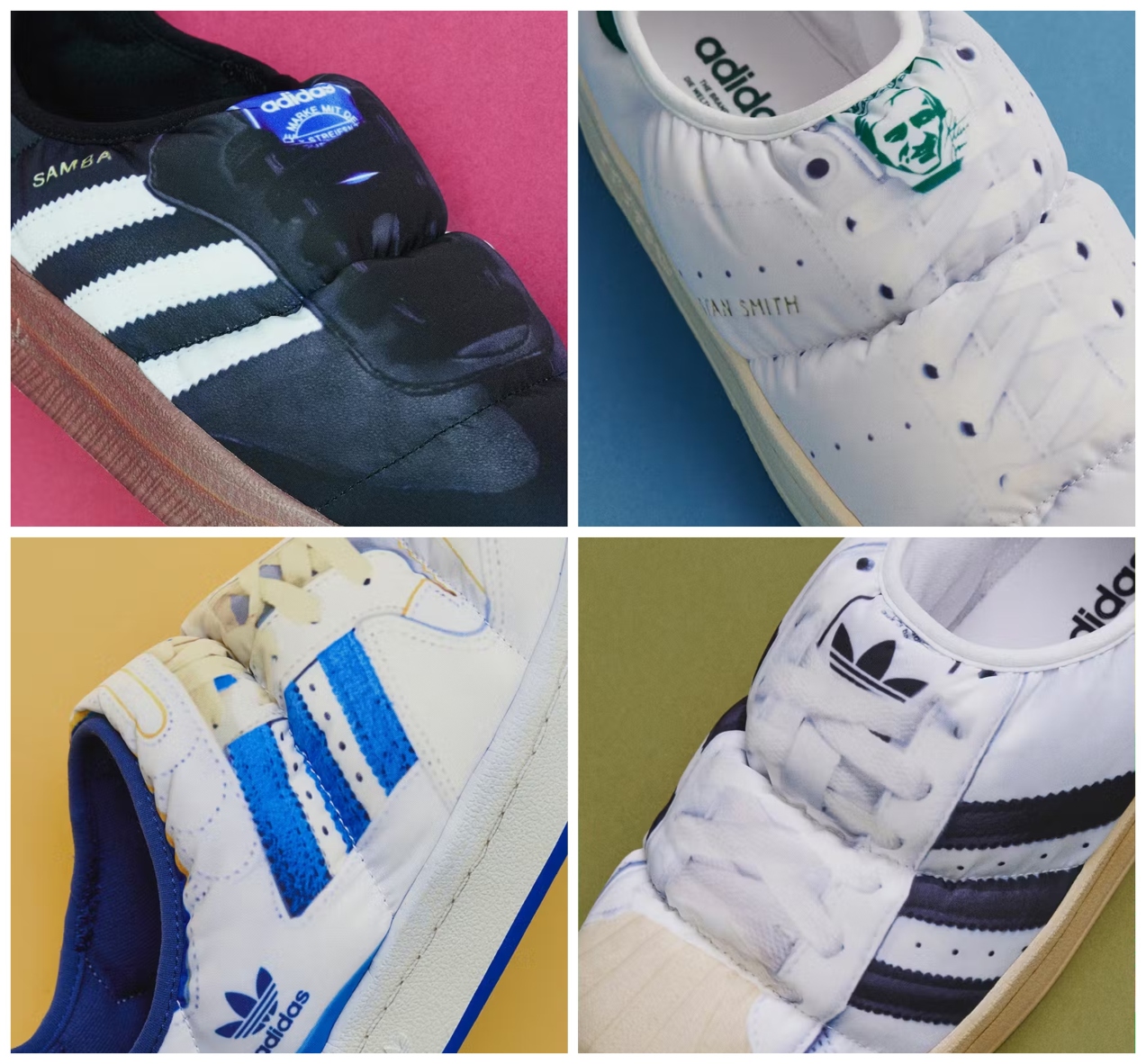 adidas gazelle silver green womens Adidas Unisex Puffylette Samba Cloud White / Royal Blue / Cloud White Low  Top Sneakers