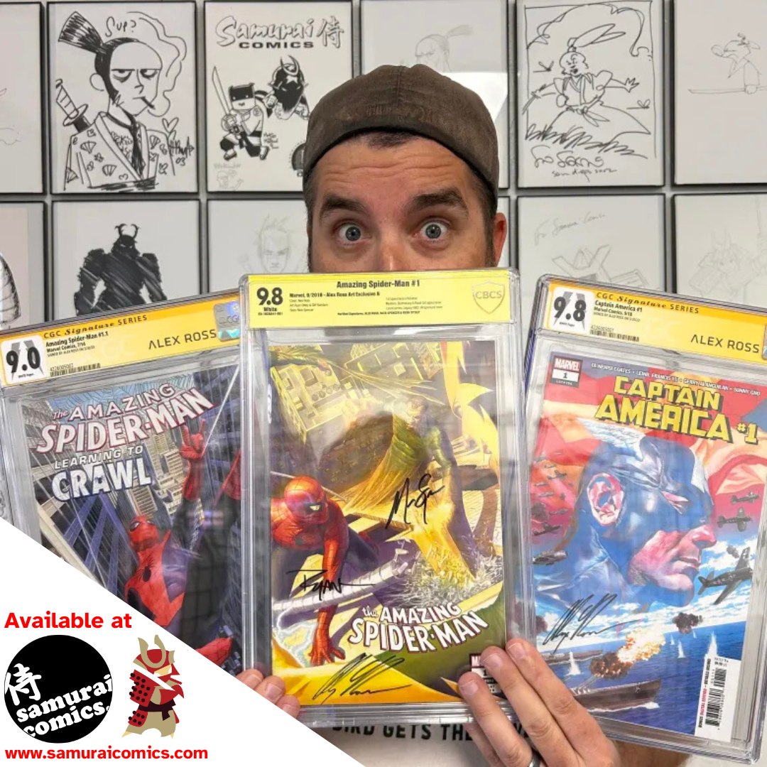 Samurai - Alex Ross (the GOAT) signed slabs up for grabs 🔥 Two ...