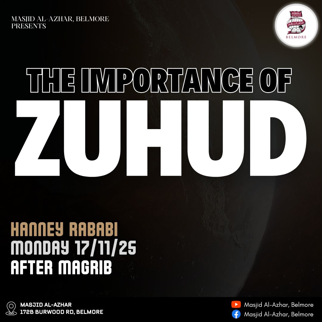 Masjid - Tonight After Maghrib at Masjid Al-Azhar, Belmore! Join us for ...