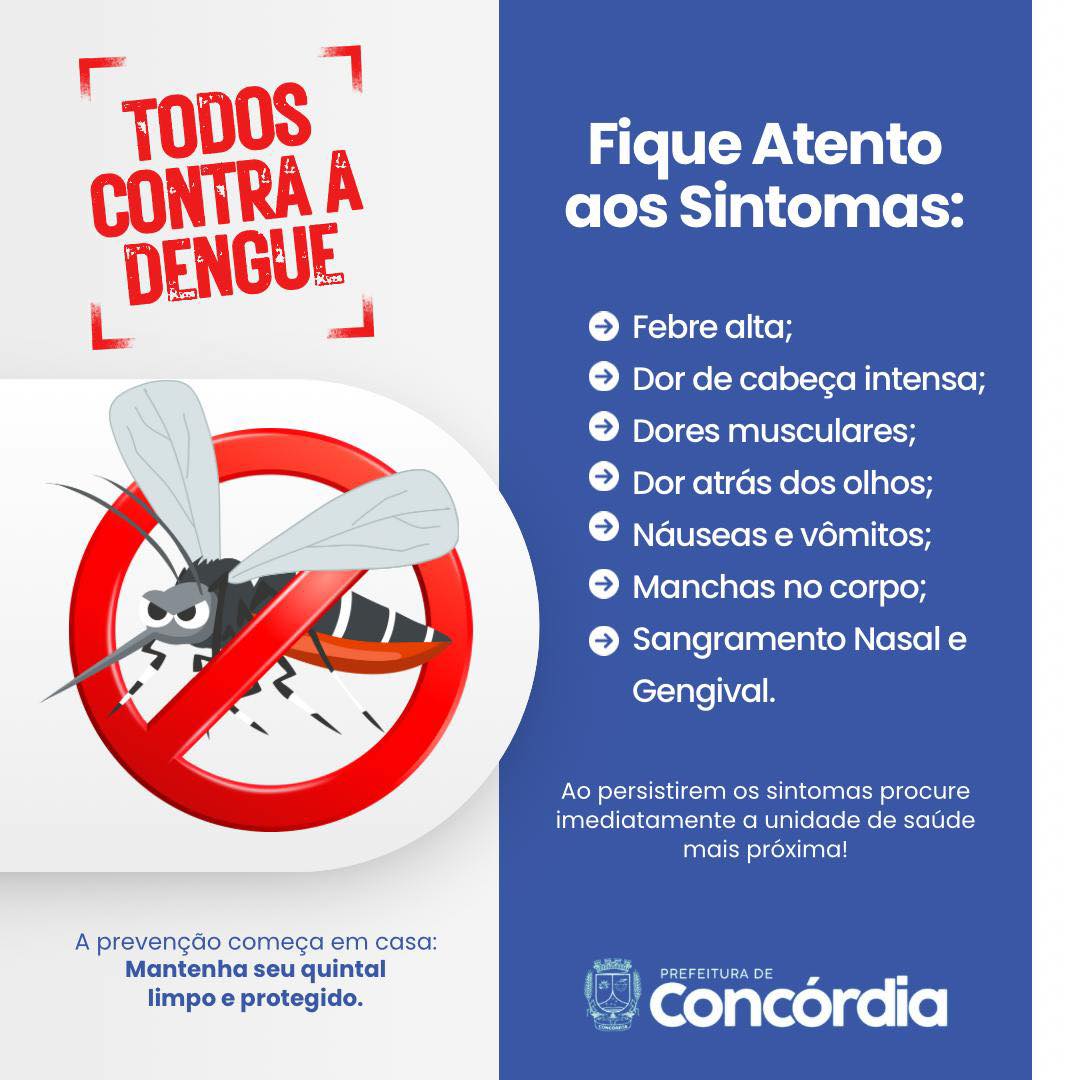 Prefeitura de Concórdia - Atenção, população! A dengue pode ser grave e ...