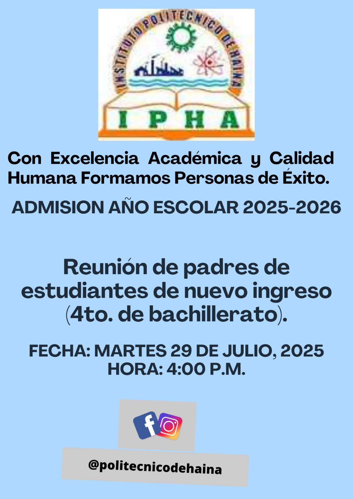 Instituto... - Instituto Politecnico de Haina (IPHA) Oficial