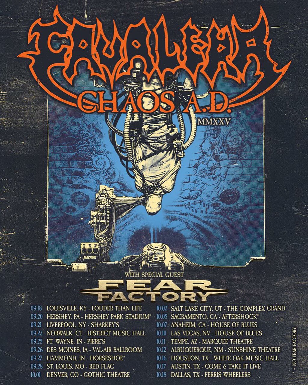 Max and Iggor Cavalera to celebrate Chaos A.D. with Fall