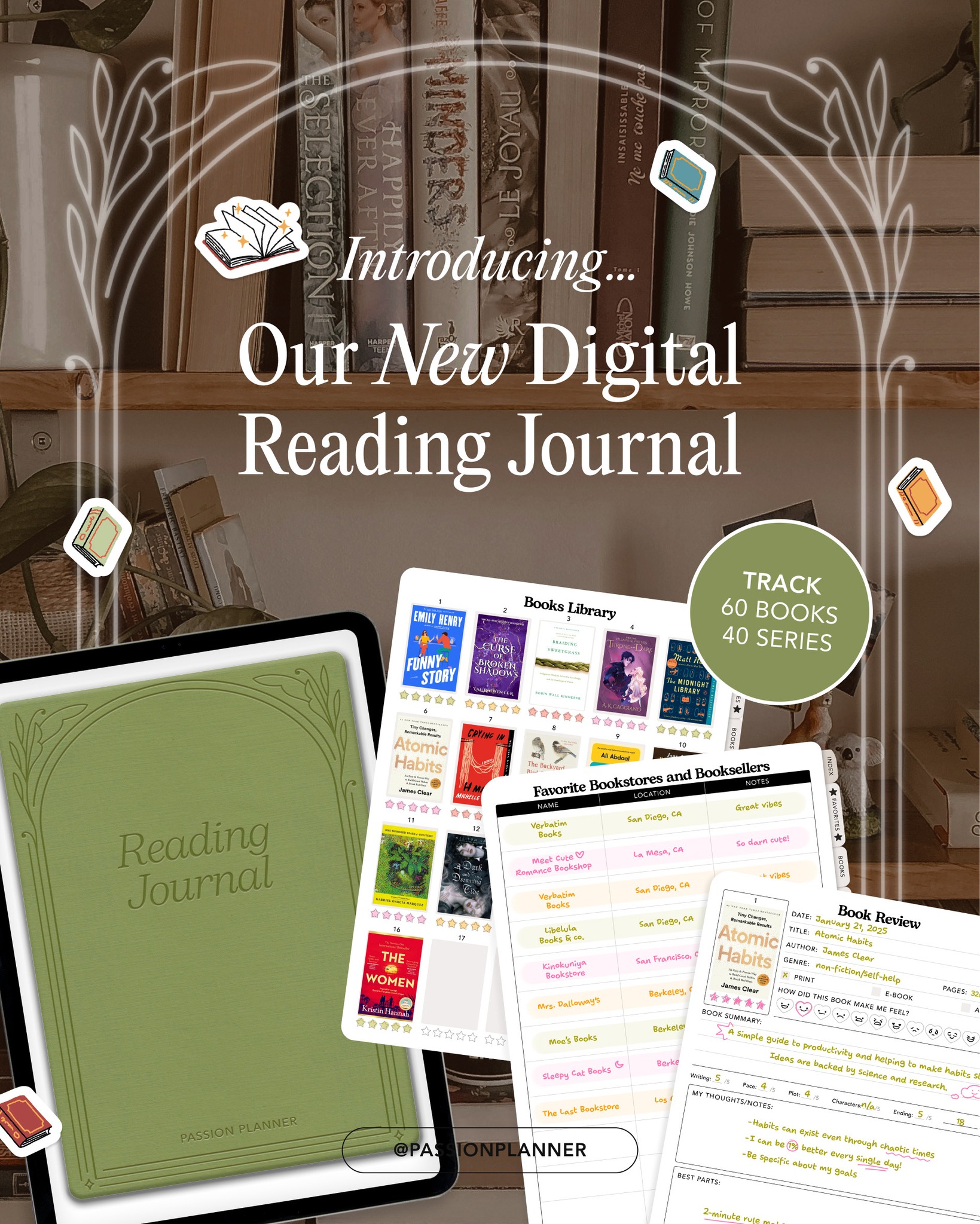 Passion Planner - 🎉 Introducing our NEW Digital Reading... | Facebook