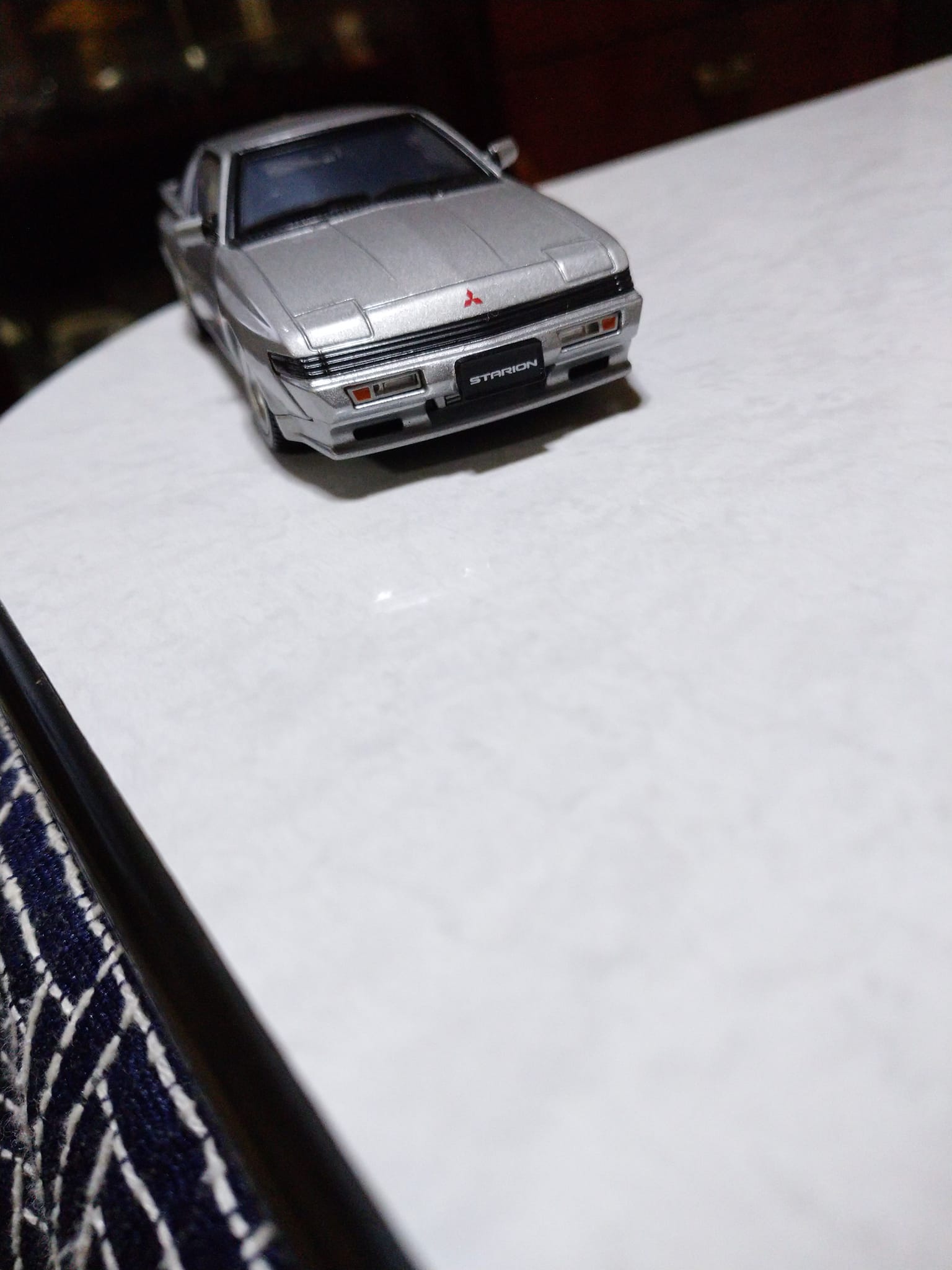 1/43 Kyosho. Mitsubishi Starion 2600 GSR-VR. Silver. Hard to find
