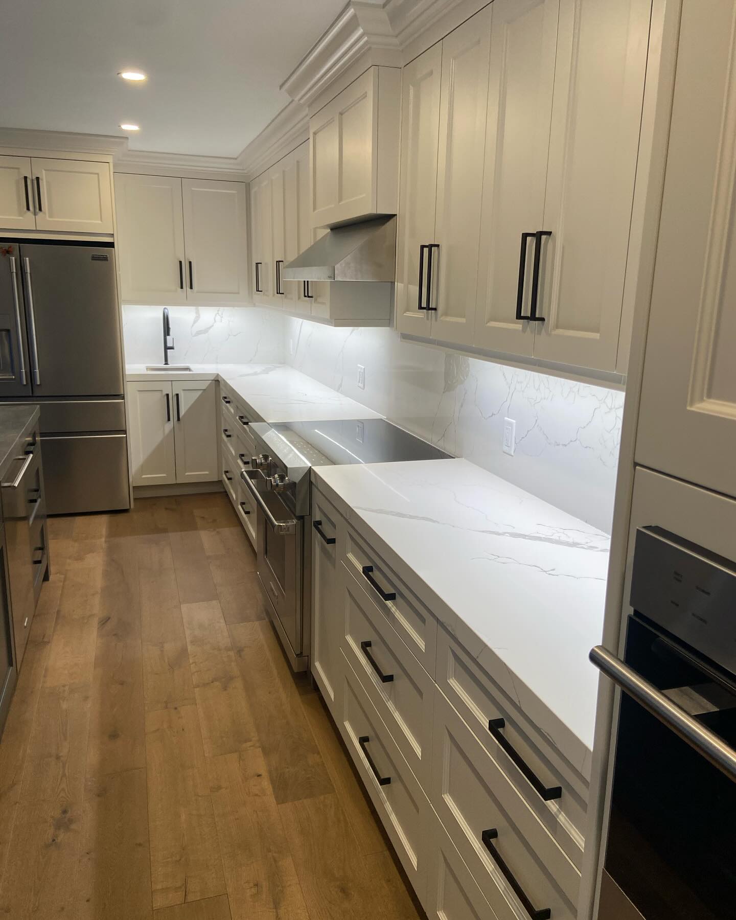 Hunke - Sneak peek! This stunning renovation features custom cabinetry