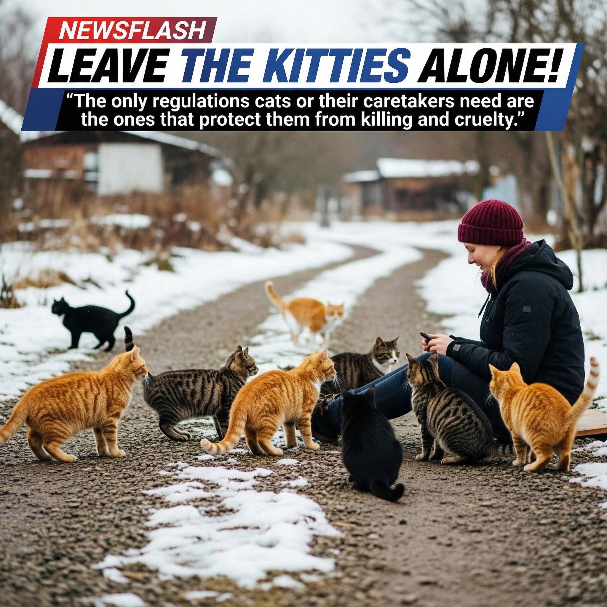 USA - LEAVE THE KITTIES ALONE! The only regulations cats need are the ...