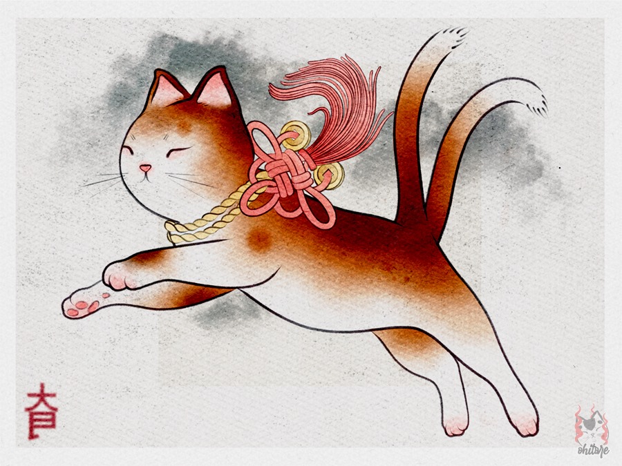 NEKOMATA 猫また One of the cat... - OHITORE :: Illustration | Facebook