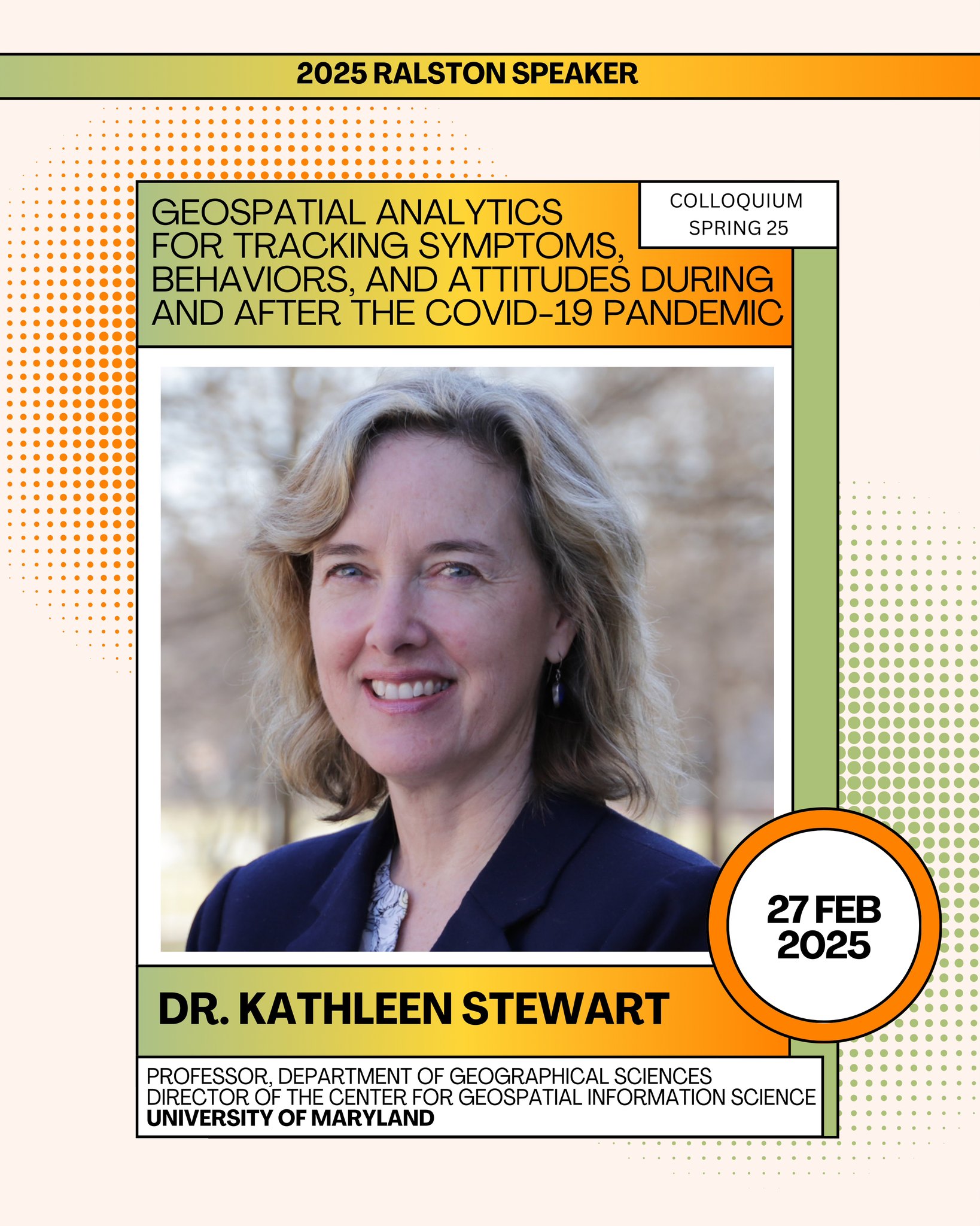 UTK - Join us tomorrow for our 2025 Ralston Speaker, Professor Kathleen ...