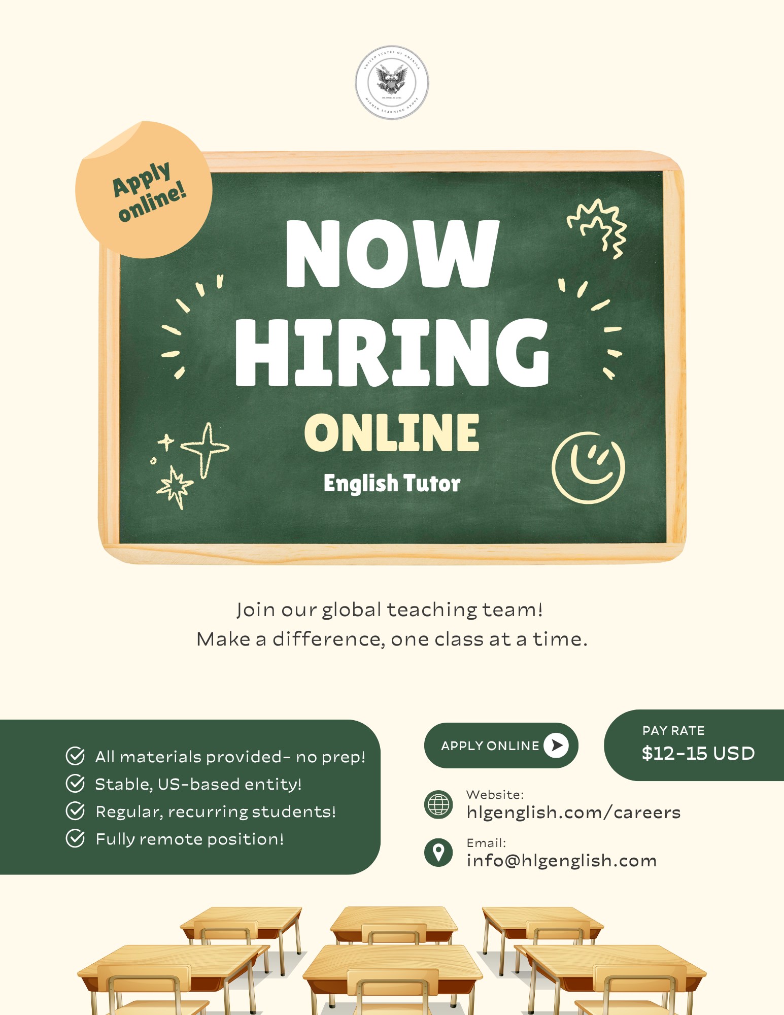 ESL Teachers Job Board | We’re growing! Higher Learning Group is hiring ...