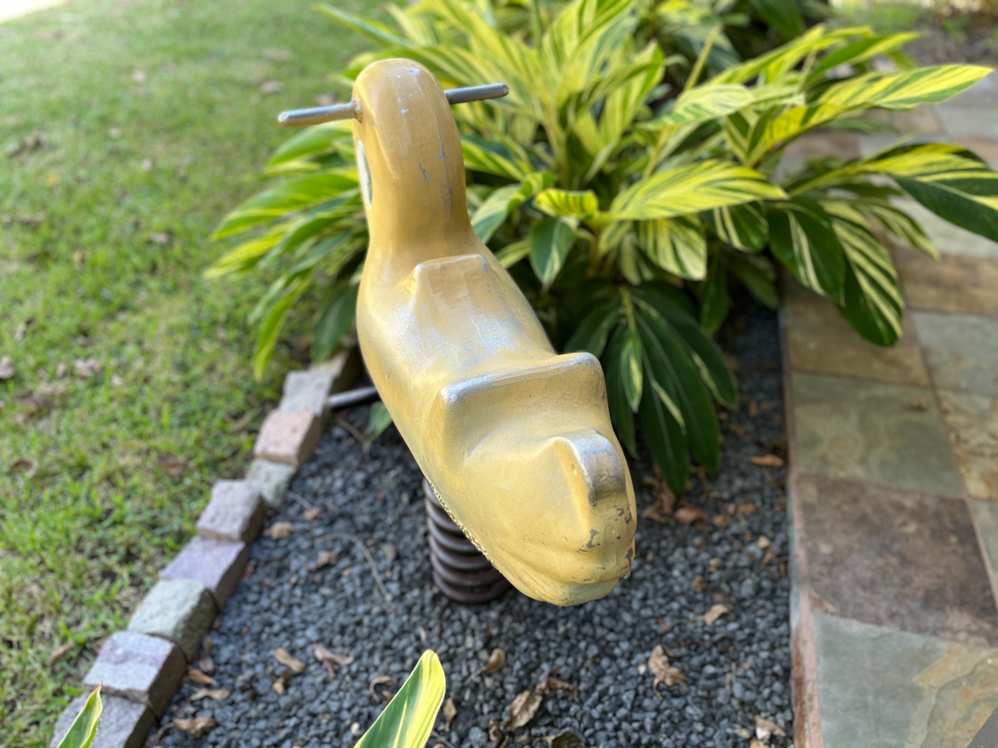 Vintage Duck Spring Rider Playground Toy by Mexico Forge - Statues ...