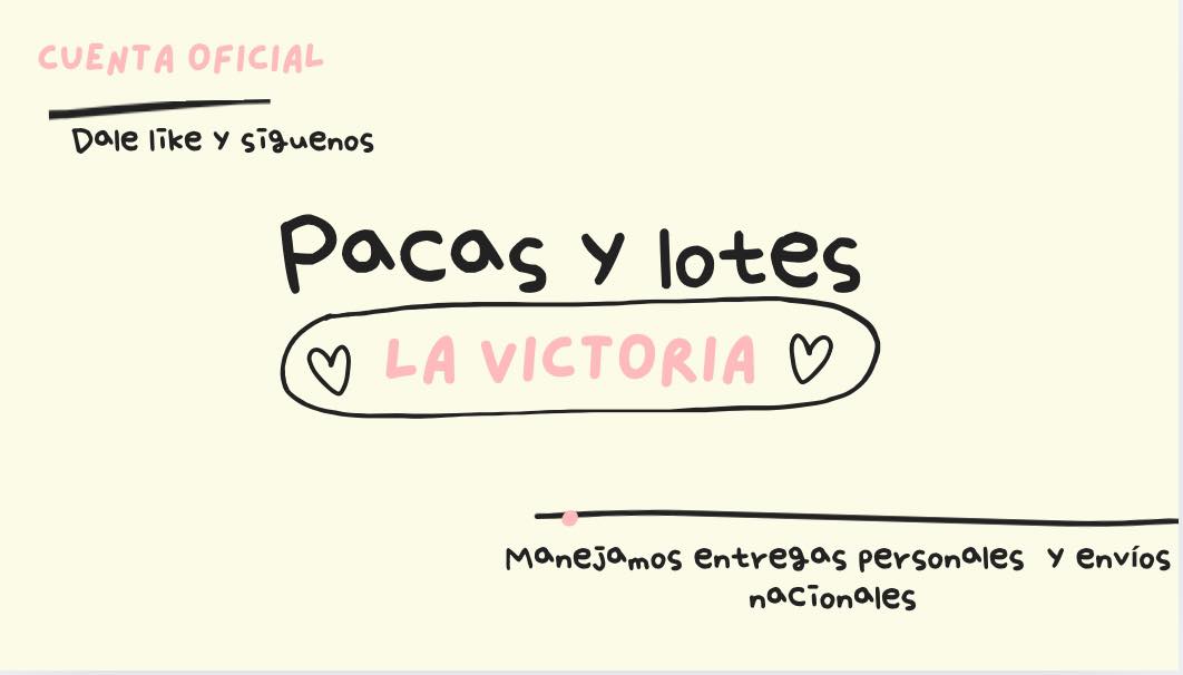 La Victoria pacas y lotes de ropa | Guadalupe