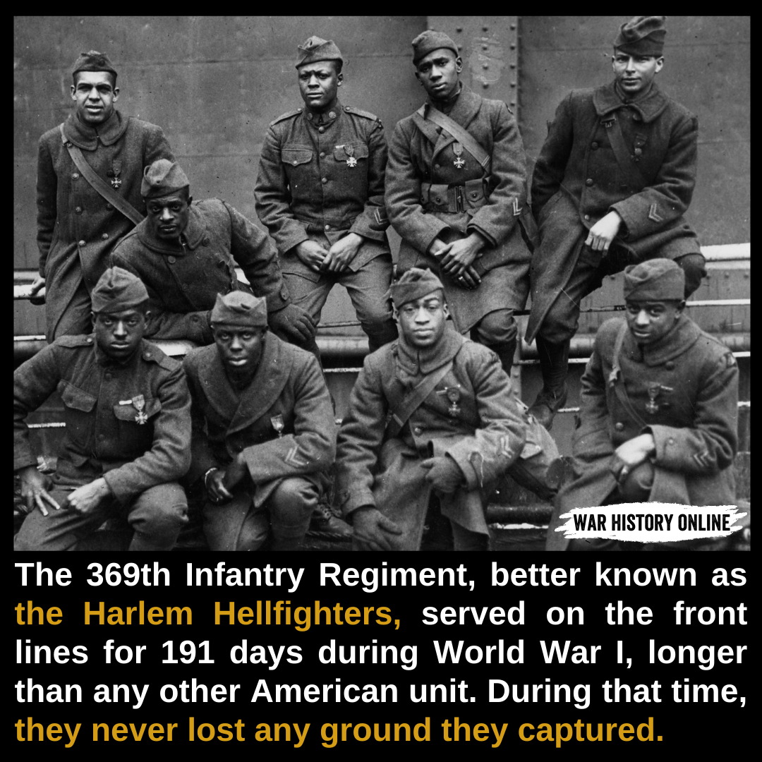 The 369th Infantry Regiment began as... - War History Online | Facebook