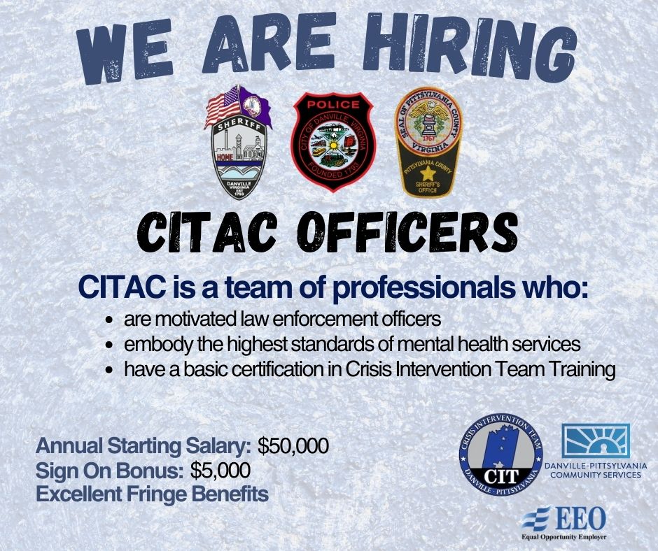 Danville-Pittsylvania - CITAC OFFICER: The Danville Police Department ...