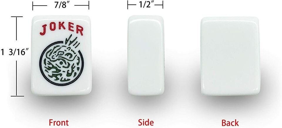 Travel Size American Mahjong Set - 166 Engraved Tiles With Case - By Mose Cafolo (2019) 4 thumbnail image