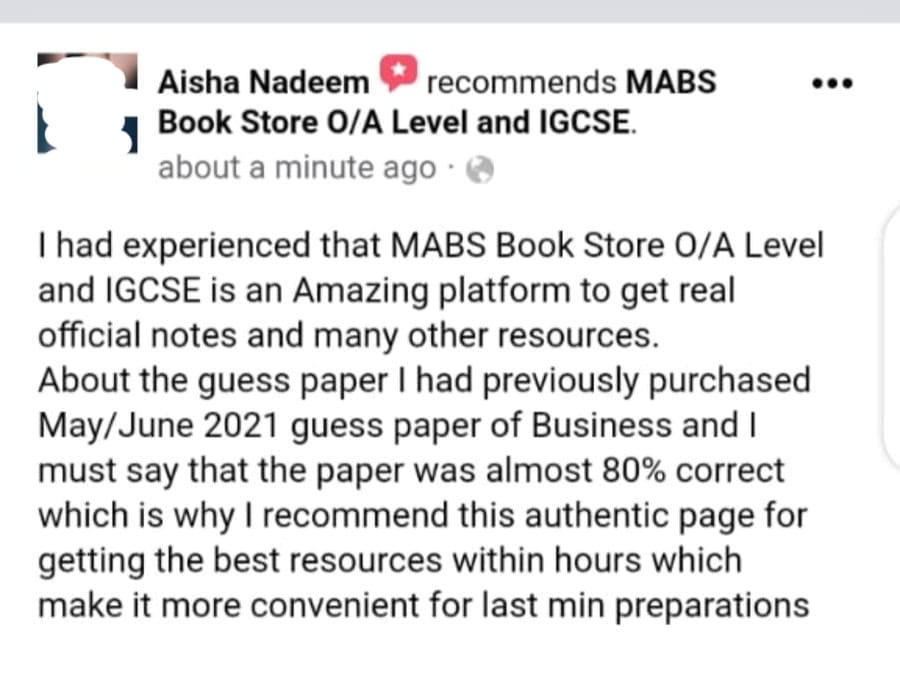 Best Guess Papers... - MABS Book Store O/A Level and IGCSE | Facebook