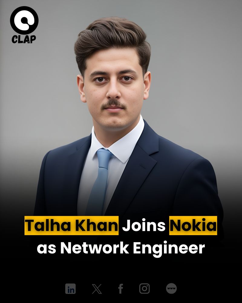 Clap Pakistan - Talha Khan has stepped into a new role as... | Facebook