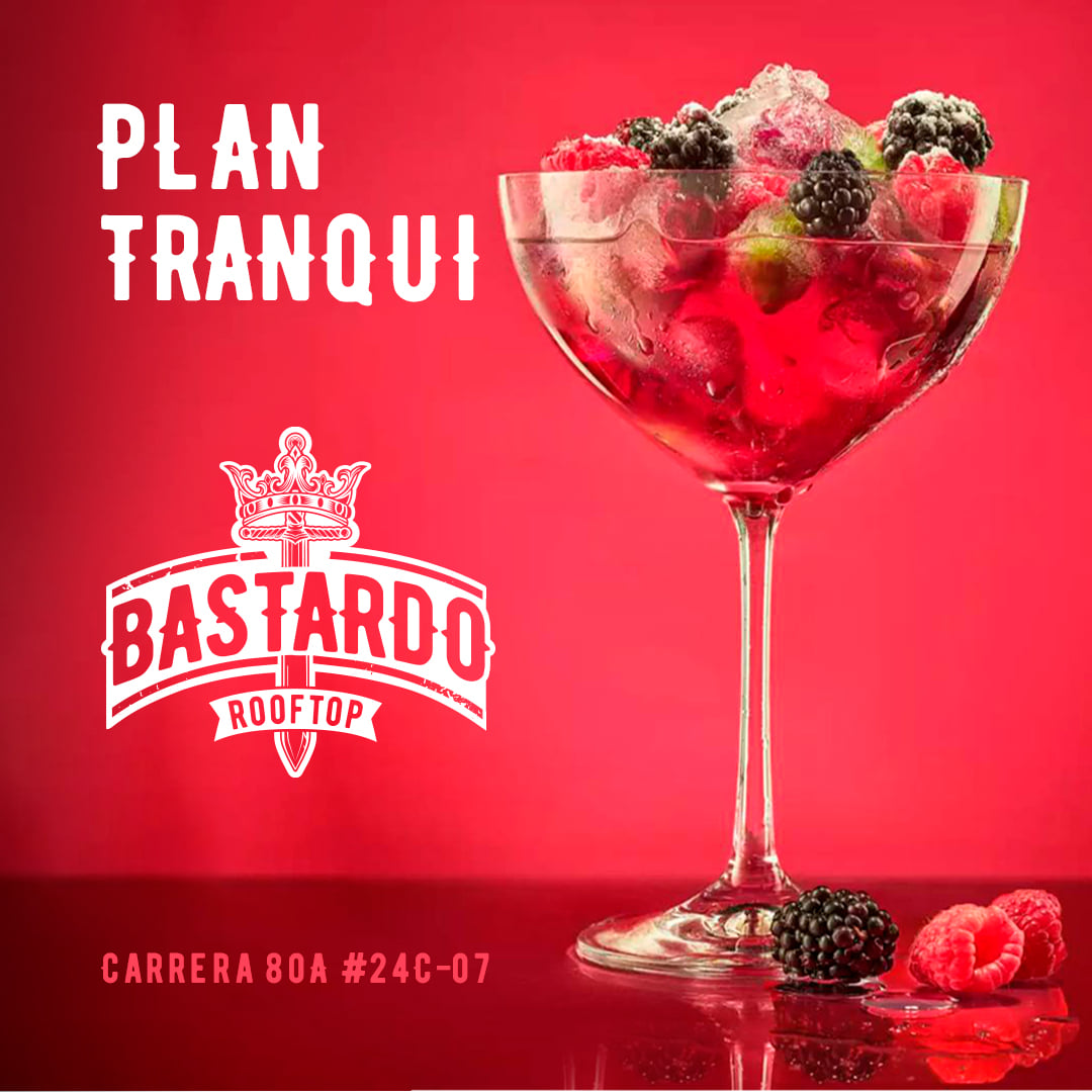Cocteles tranqui con el parche. Te... - Bastardo Rooftop
