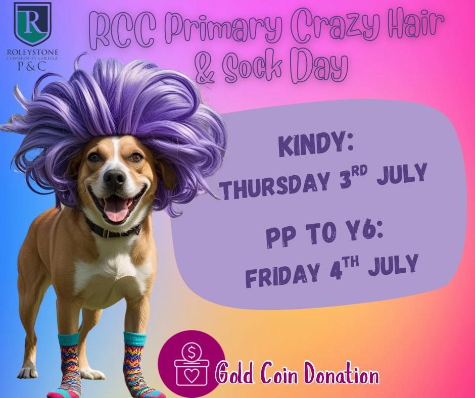 Roleystone - Crazy Hair & Sock Day! 👩🏼‍🎤👨🏽‍🎤 Let’s end the term with a ...