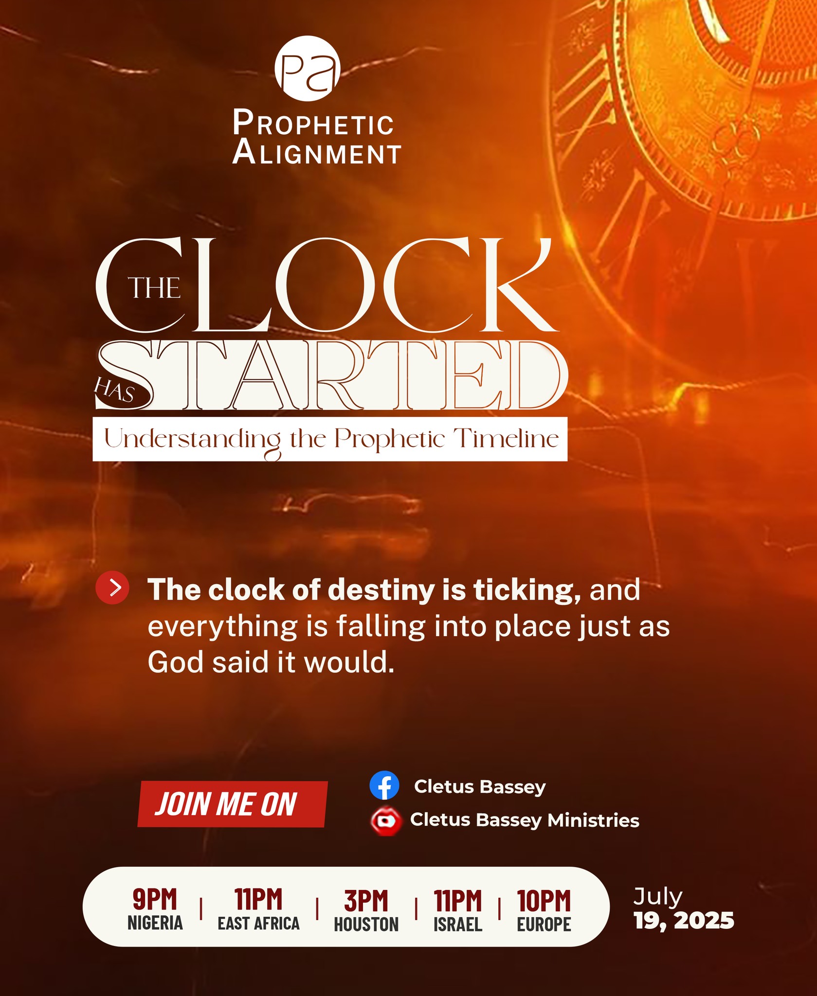 Destiny - 🕰 THE CLOCK HAS STARTED 📖 Understanding the Prophetic ...