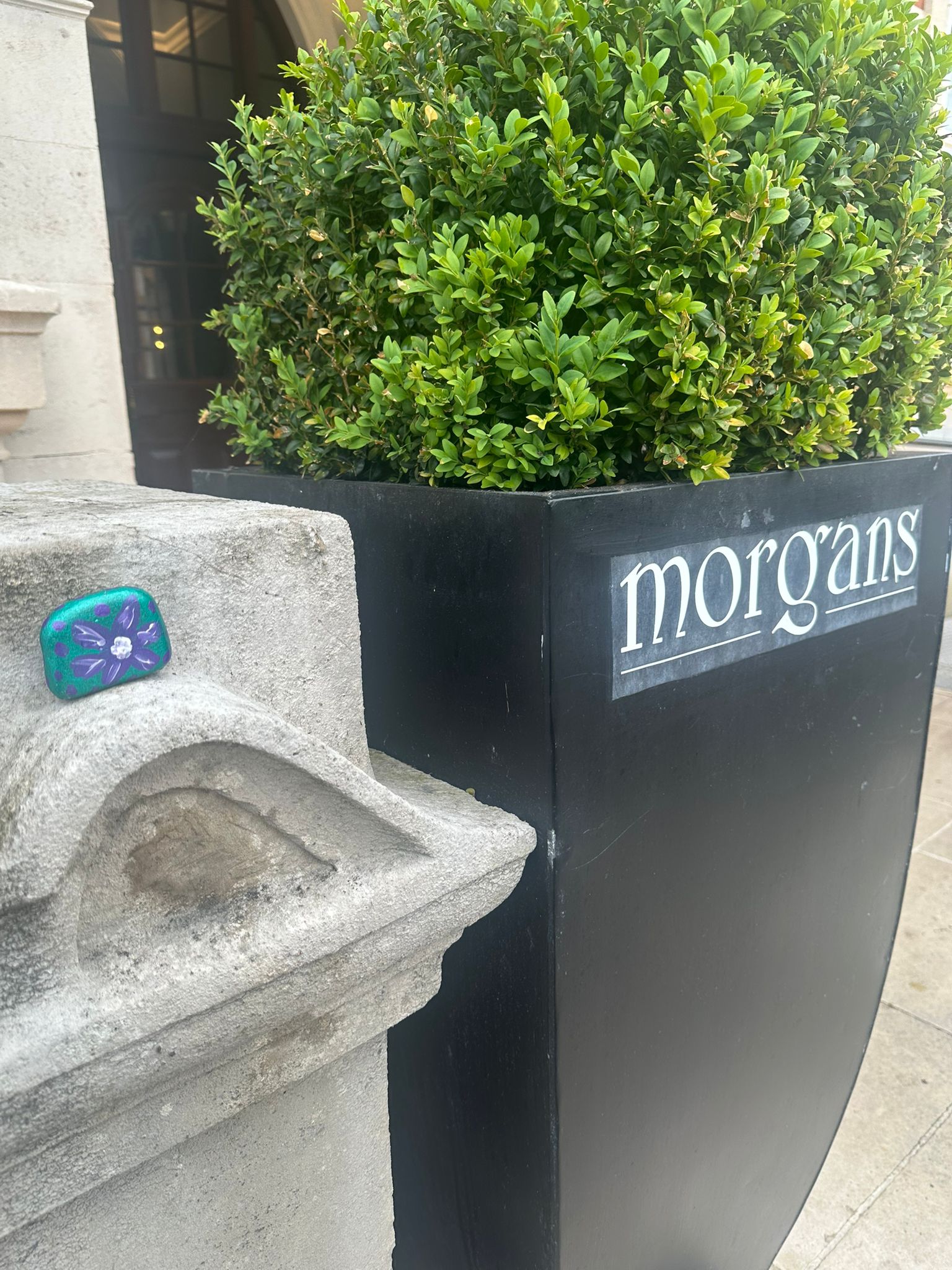 Morgan Rocks! #MorgsArmy | A lovely handpainted stone found outside our ...