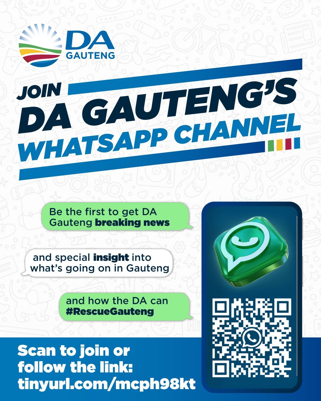 DA Gauteng - 📲 Stay in the loop! Get the DA Gauteng’s top... | Facebook
