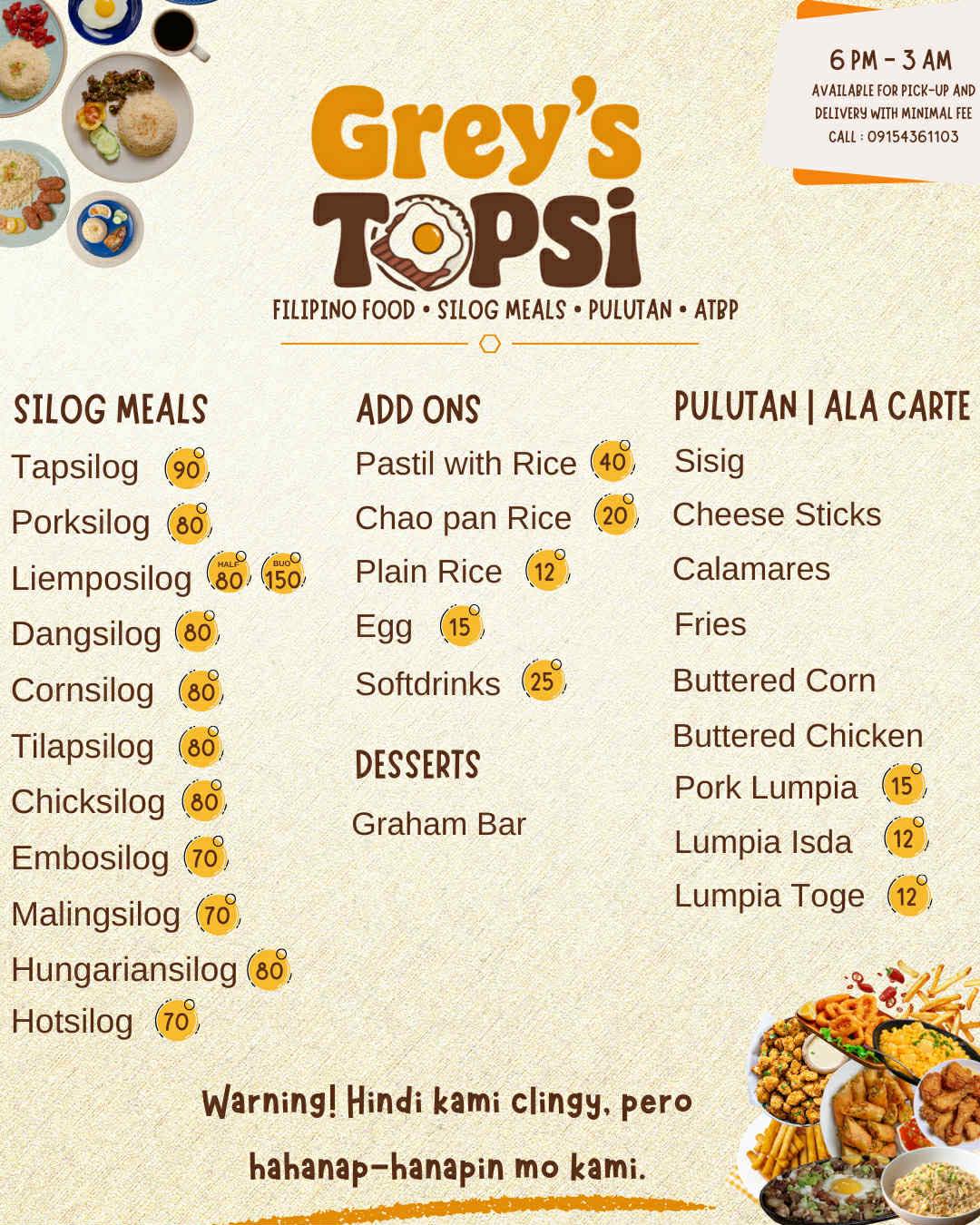 Grey’s topsi | Makati