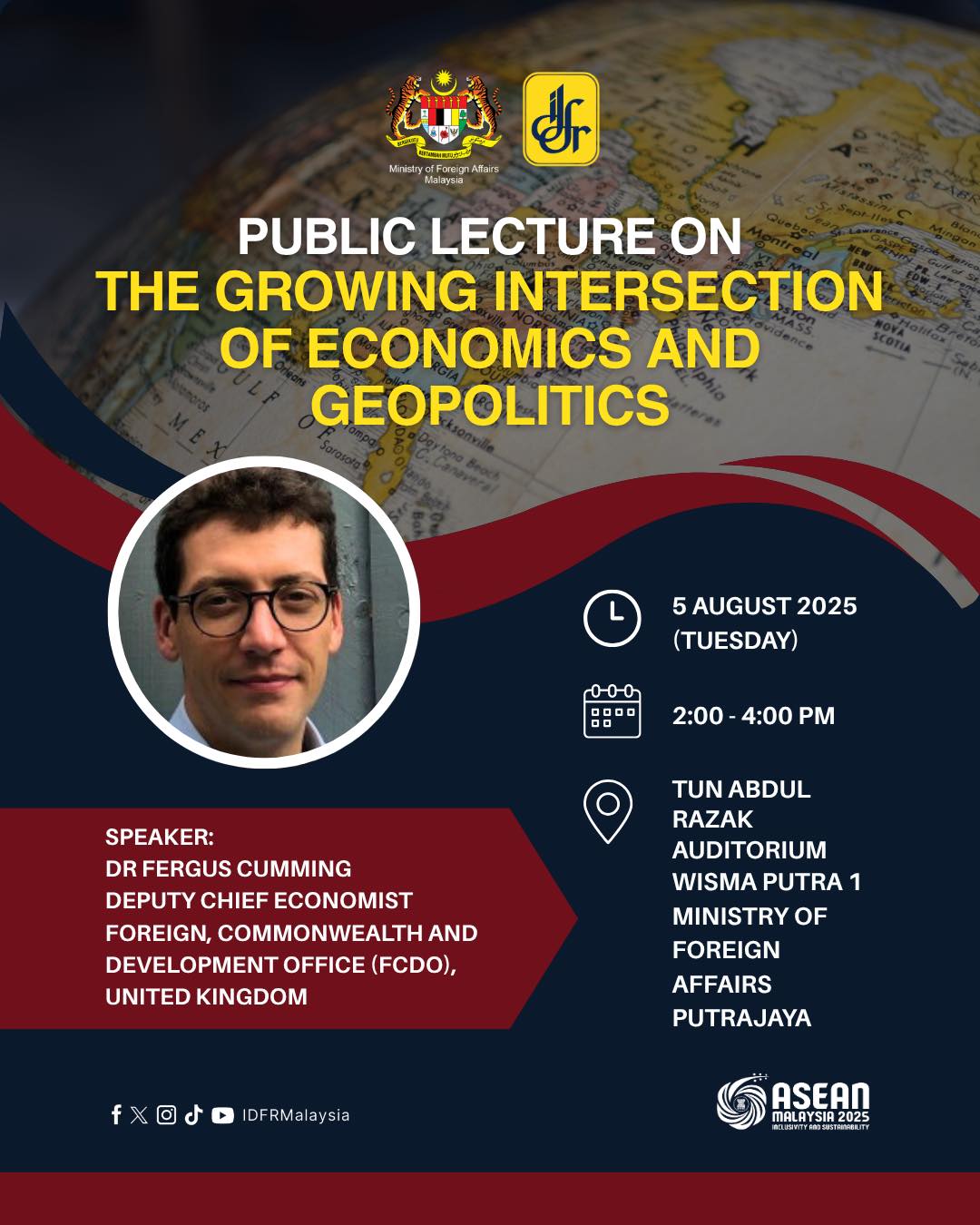 Institute - IDFR is pleased to announce an upcoming Public Lecture ...