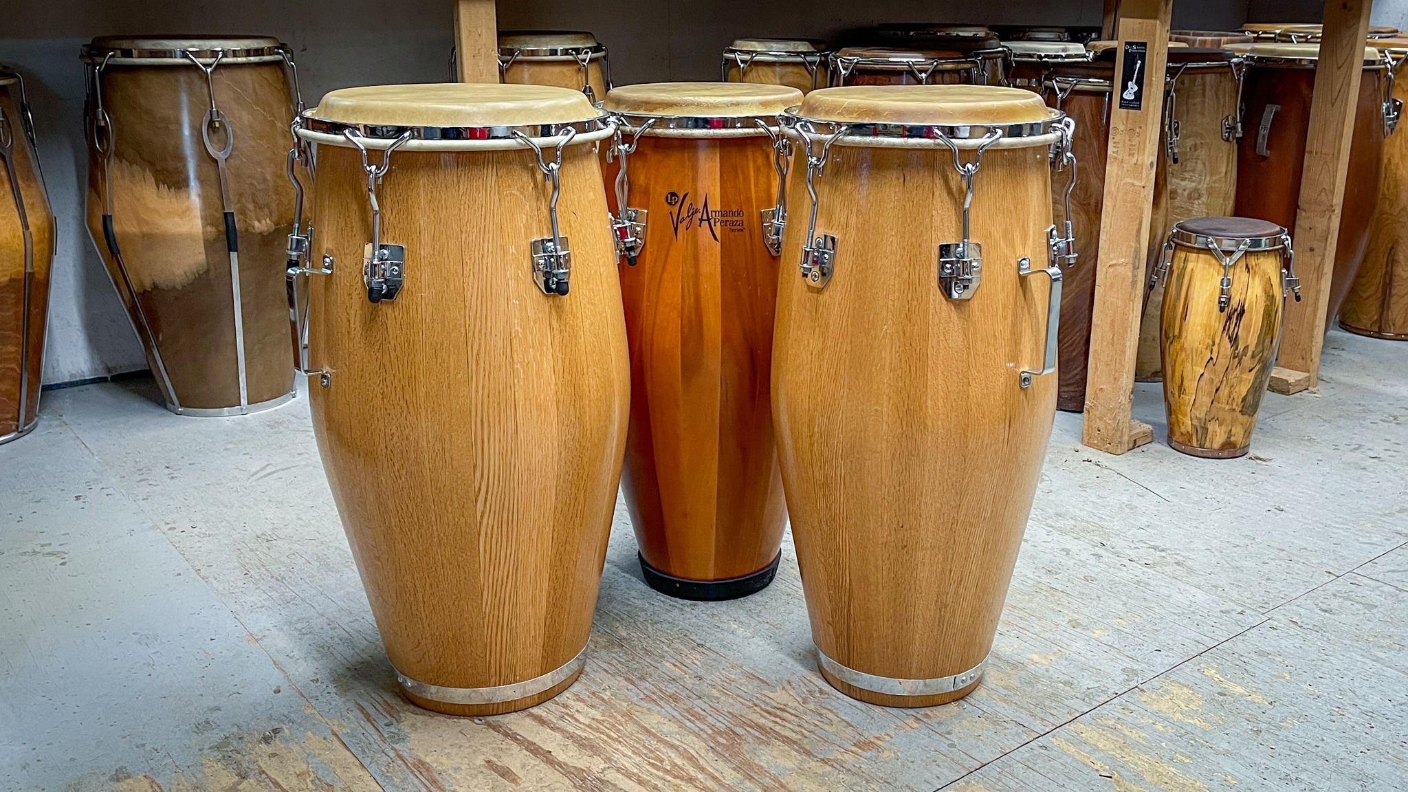 コンガ　ビンテージ　VALJE DRUMS？ Interesting Valje history/article by Brian: 