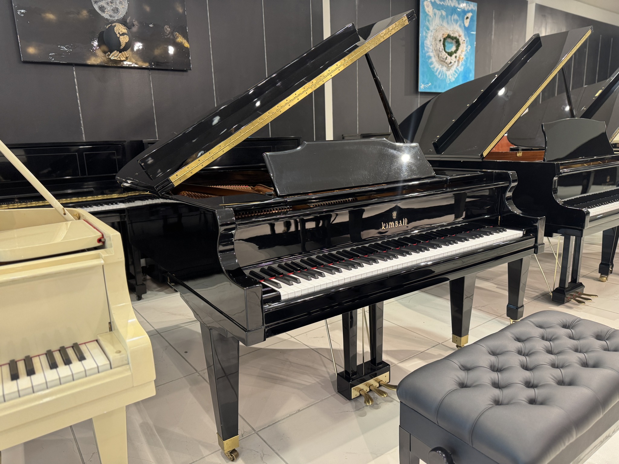 World Class Piano Gallery - STEINWAY L GRAND PIANO - ONYX - IS IT NEW ...