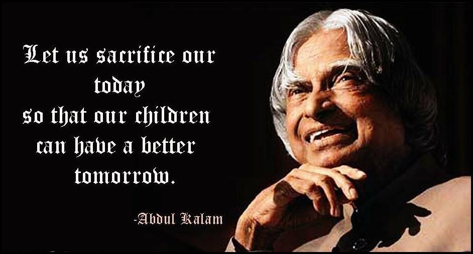 Baby Vernika - A. P. J. Abdul Kalam garu is no more :'( .. RIP Abdul ...