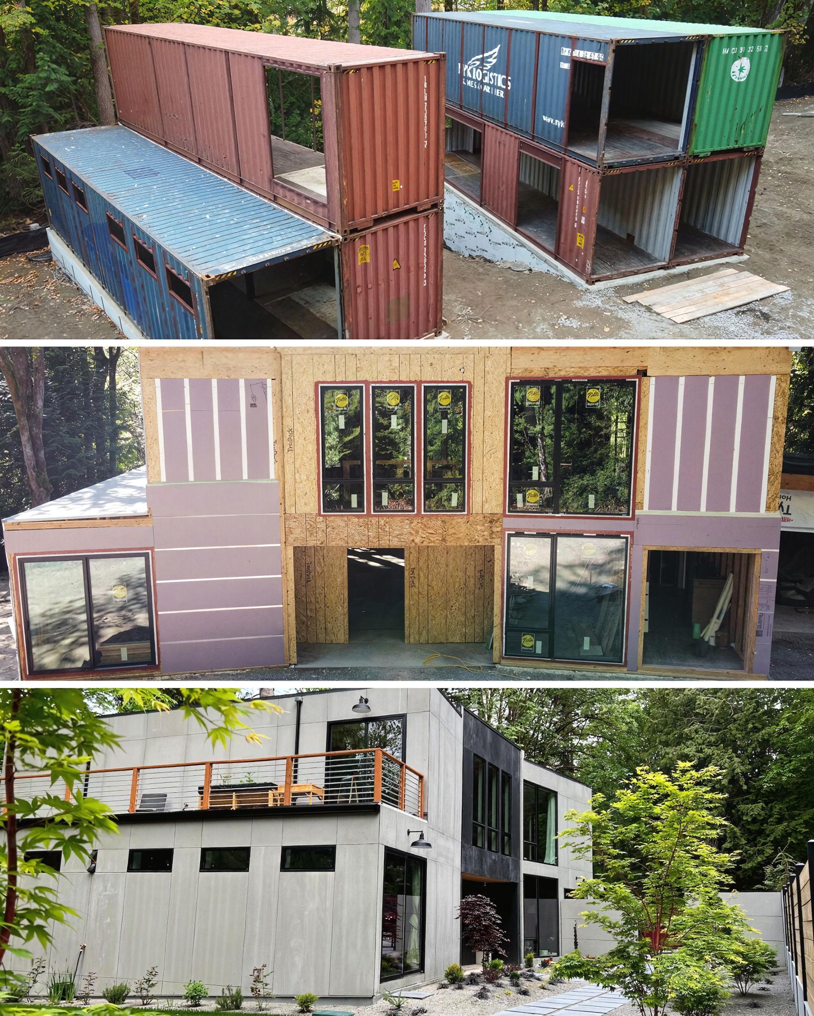 Shipping - From Rusty Steel to Dream Retreat: A 7-Container ...