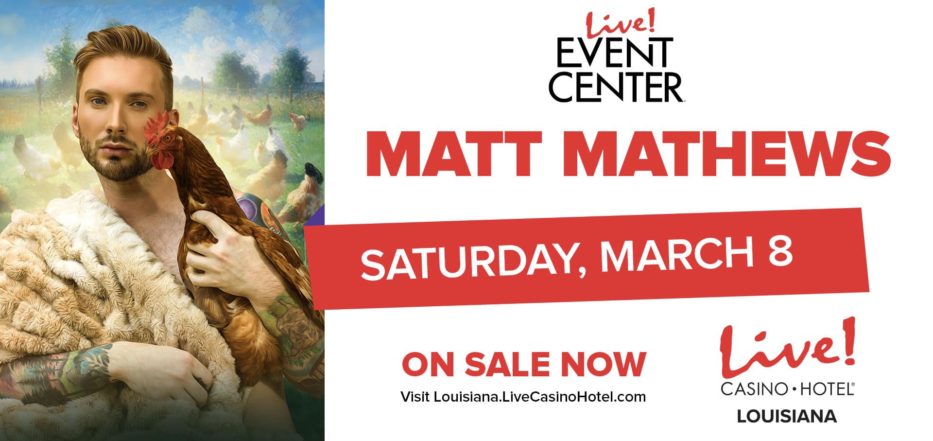 Matt Mathews - BOSSIER CITY, LOUISIANA!!!!!!! Yall ready?!... | Facebook