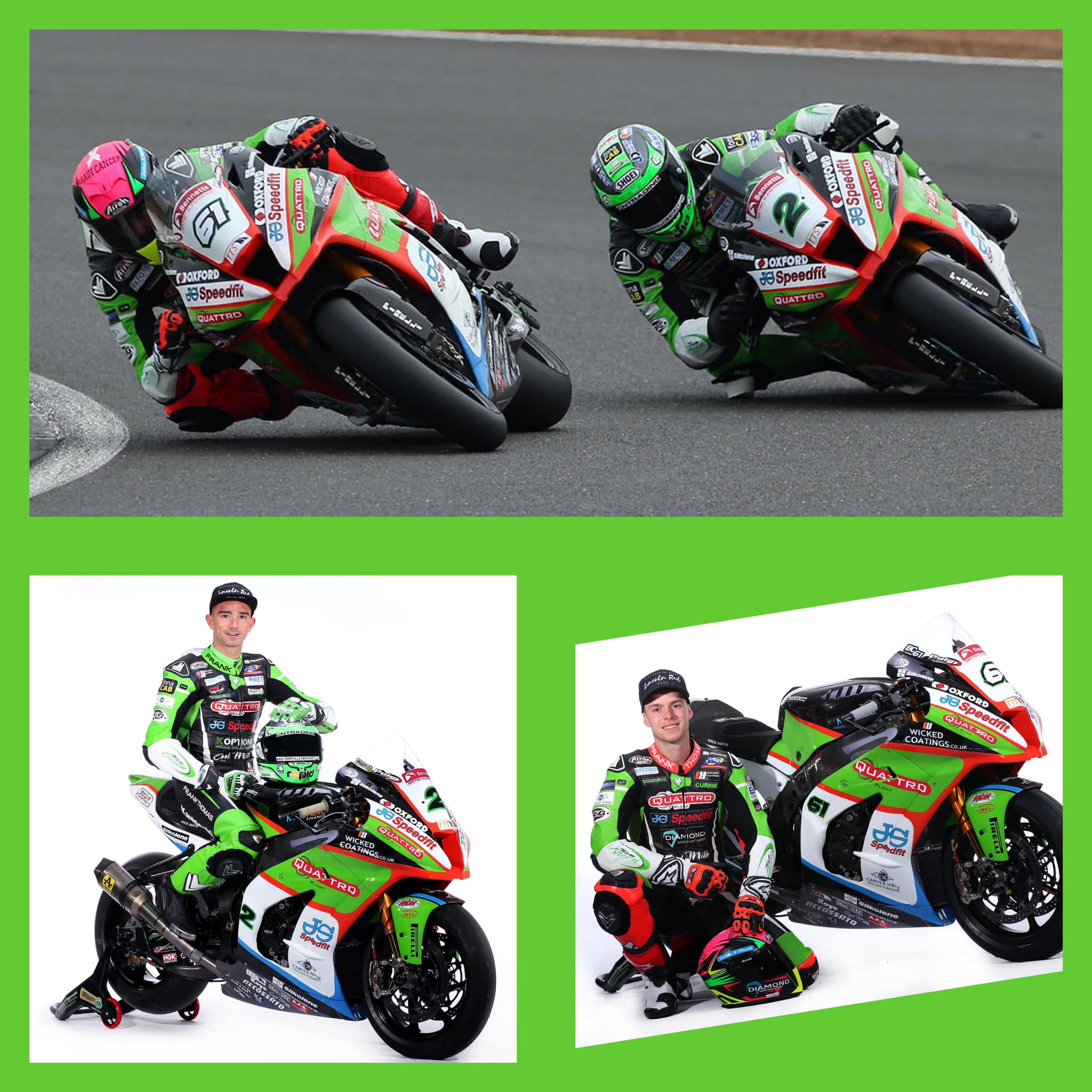 He will be riding an Alisdair Cowan prepared ZXR 636 Kawasaki in