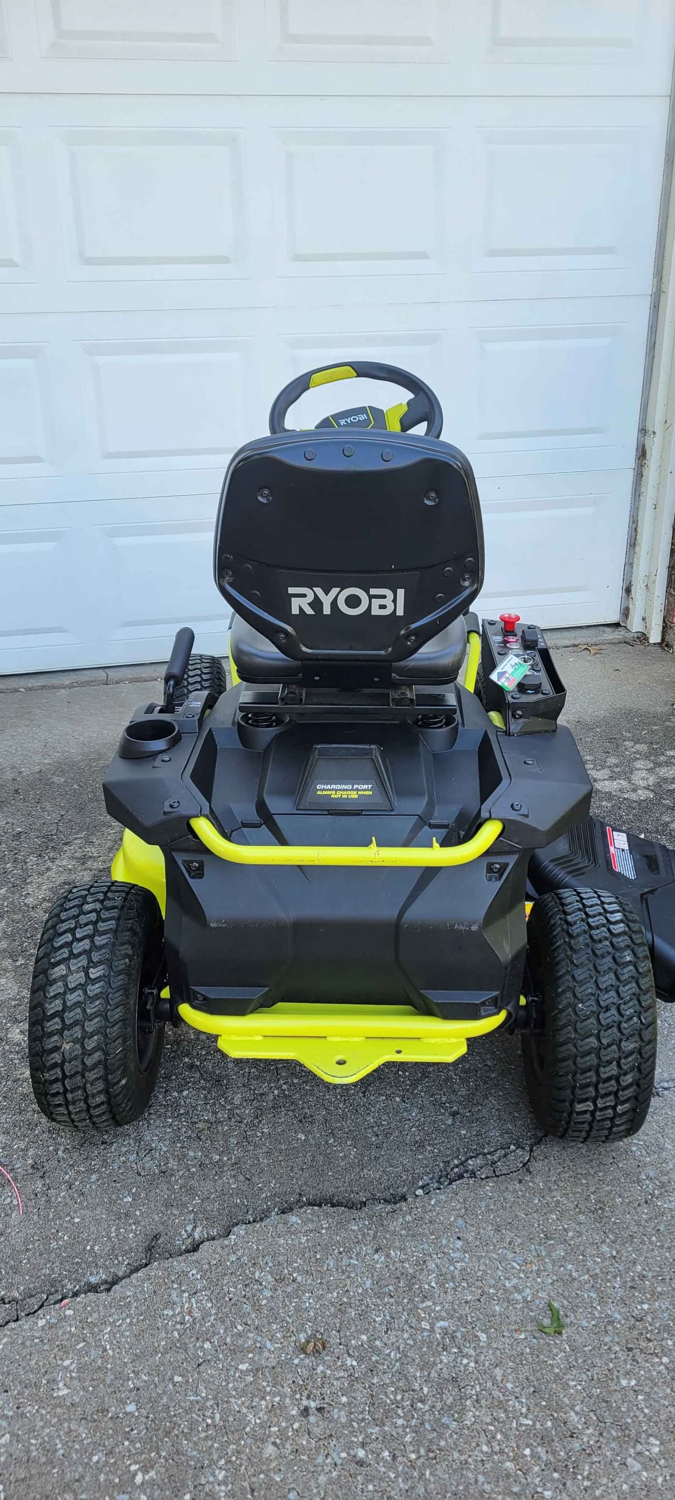 Used Ryobi RM480 ex electric riding lawnmower - Lawn Mowers - Lawrence ...