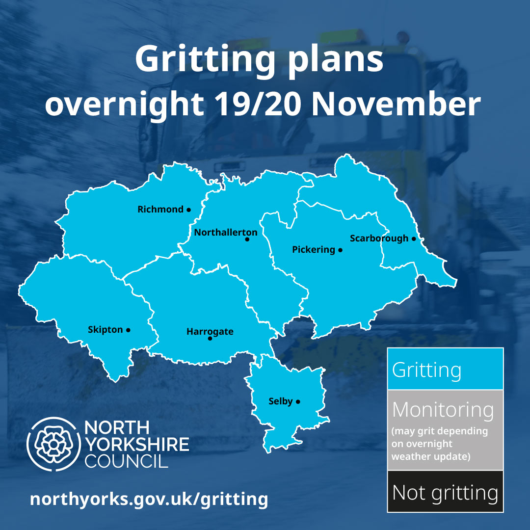 We are gritting priority roads... - North Yorkshire Council | Facebook