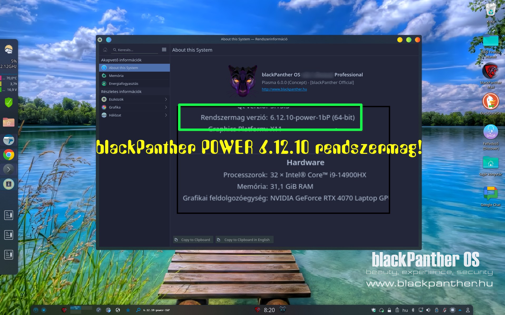 blackPanther OS