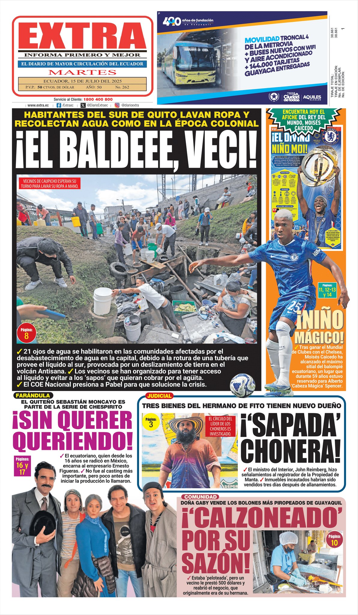 Diario - ☀️ ¡Buen día! Les compartimos la #PortadaEXTRA de este 15 de ...