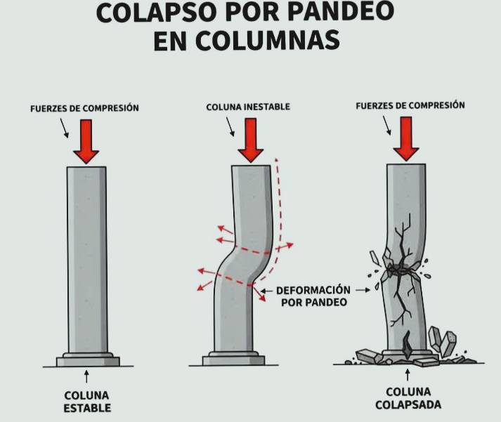 El - Efecto del pandeo en columnas de concreto 🧐 | Facebook