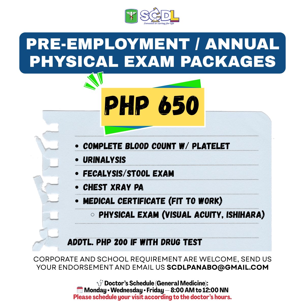 SCDL - GETTING READY FOR WORK? Make your employment process easy and ...
