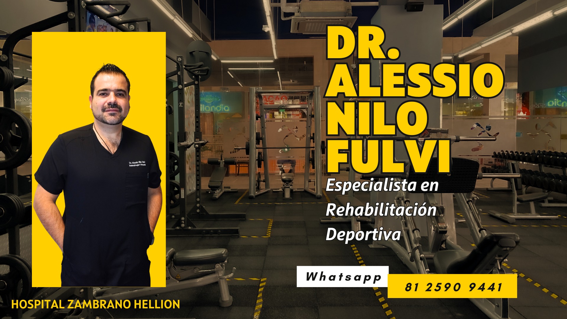 Dr. Alessio Nilo Fulvi - Si al entrenar notas dolor o sientes una ...
