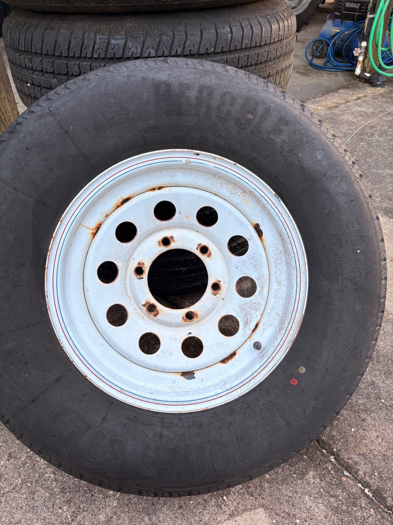 Trailer Tires and Rims - Car Wheels, Tires & Parts - Saint Amant ...
