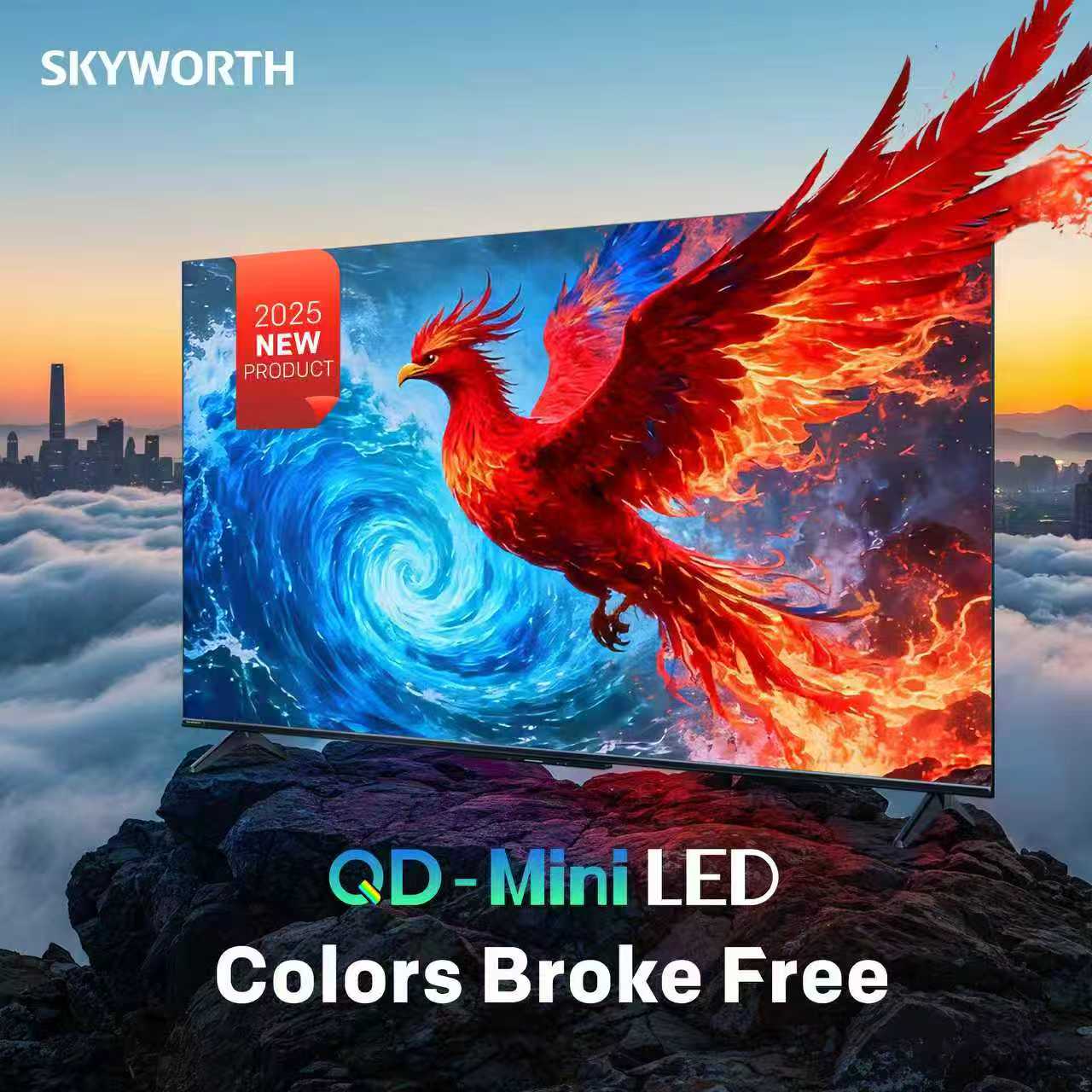 SKYWORTH - 🔥Colors aren't just on the screen. They've broken out. 💧 ...