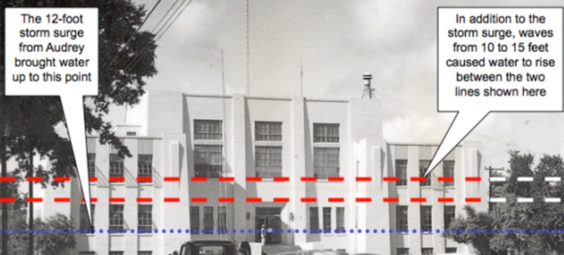 Cameron - We remember Hurricane Audrey, which struck 68 years ago today ...