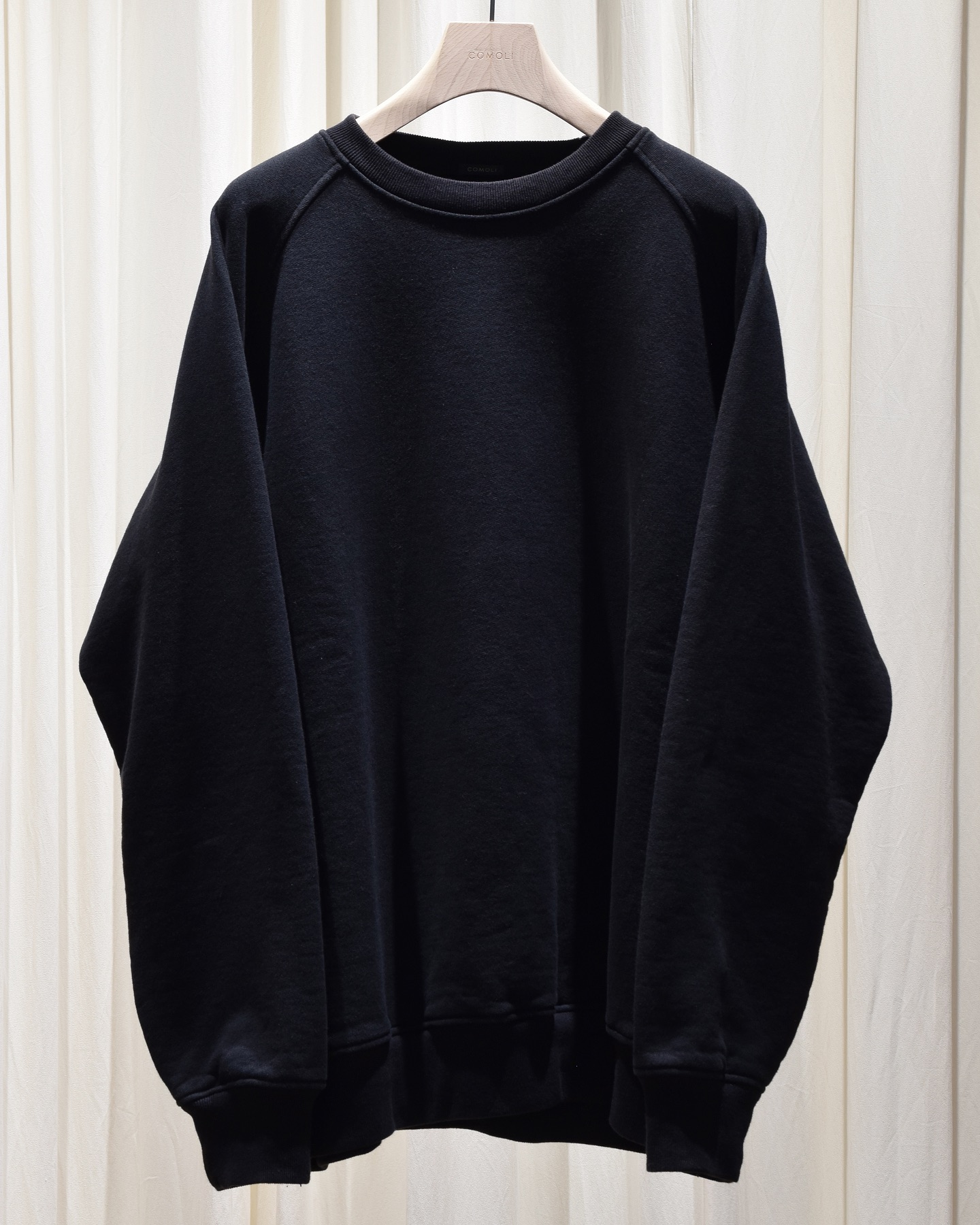 26ss COMOLI コモリ LWコットン裏毛 ジップパーカ size2 【公式通販 