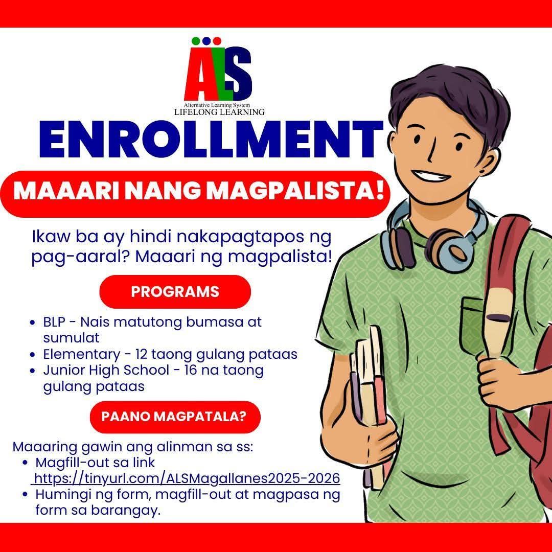 DepEd - 𝐀𝐋𝐒 𝐄𝐧𝐫𝐨𝐥𝐥𝐦𝐞𝐧𝐭 𝐟𝐨𝐫 𝐒.𝐘. 𝟐𝟎𝟐𝟓-𝟐𝟎𝟐𝟔 📖 Ikaw ba ay Out of School ...