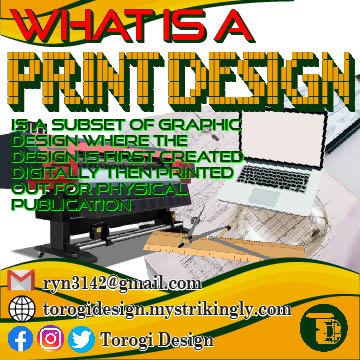 Torogi Design - What is Print Design? Print design is a... | Facebook