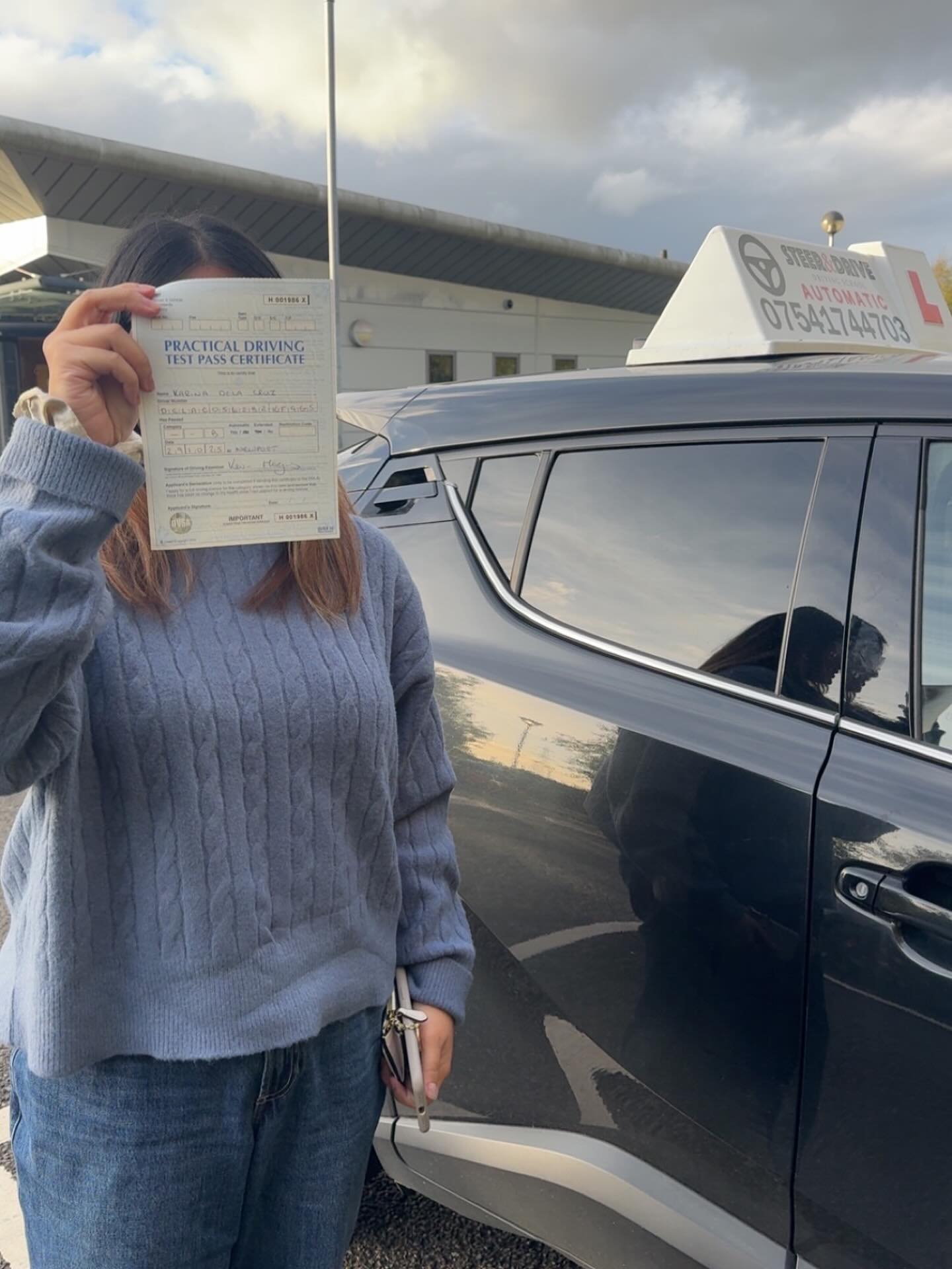 Steer - Congratulations to Karina on passing her Driving Test FIRST ...