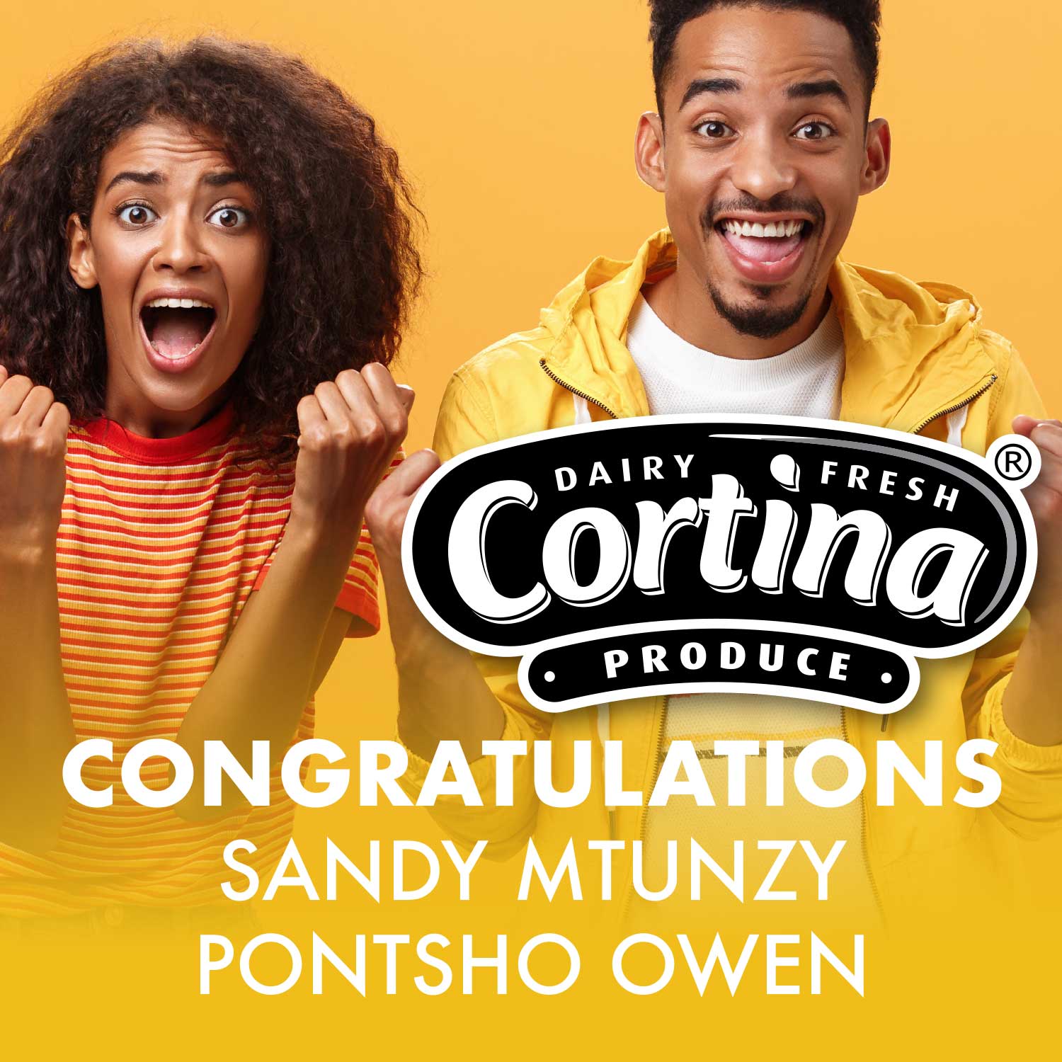 CONGRATULATIONS SANDY... - Cortina Dairy Produce Zimbabwe | Facebook