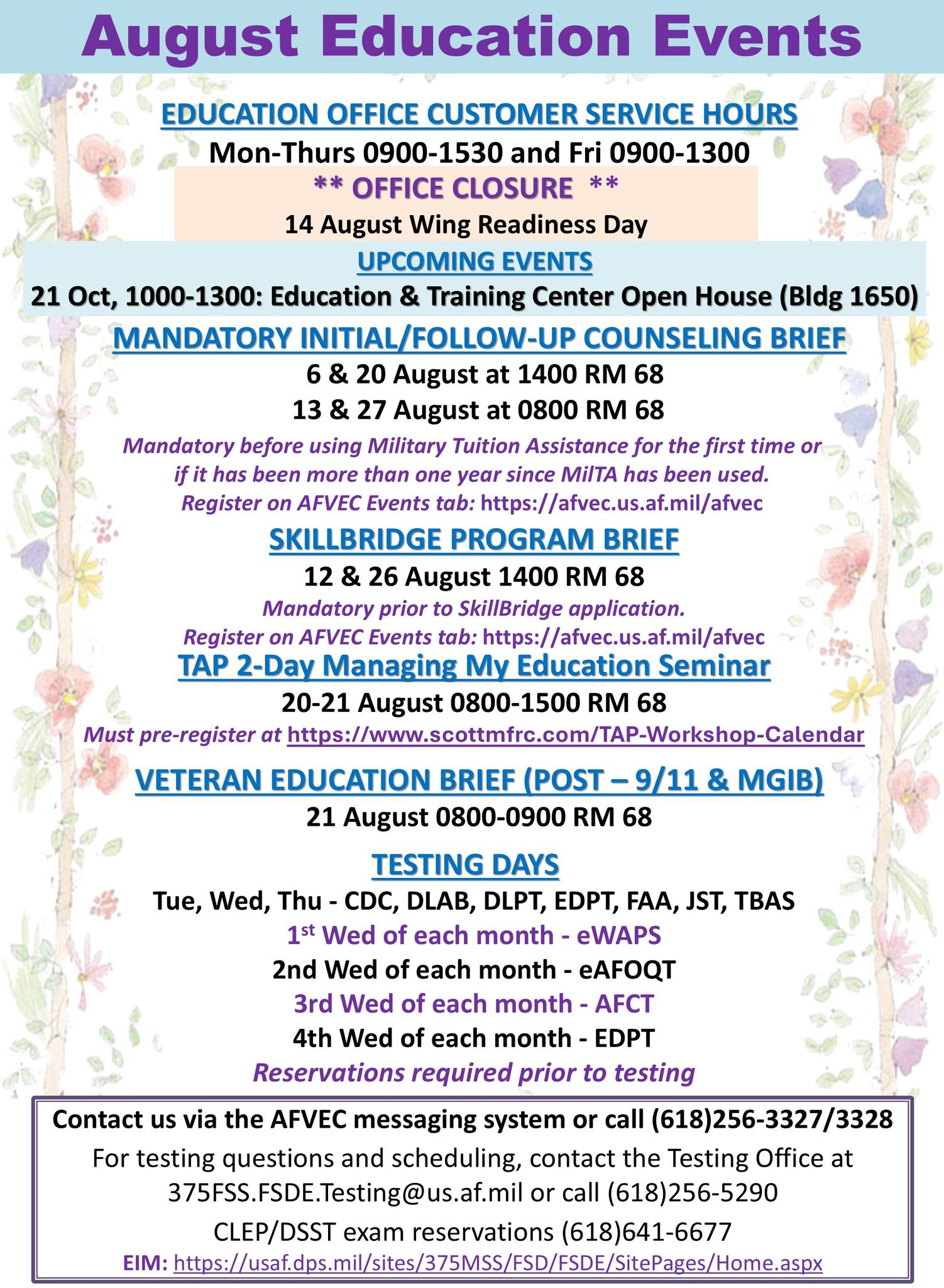 Scott AFB Education & Training Center | Scott Air Force Base IL
