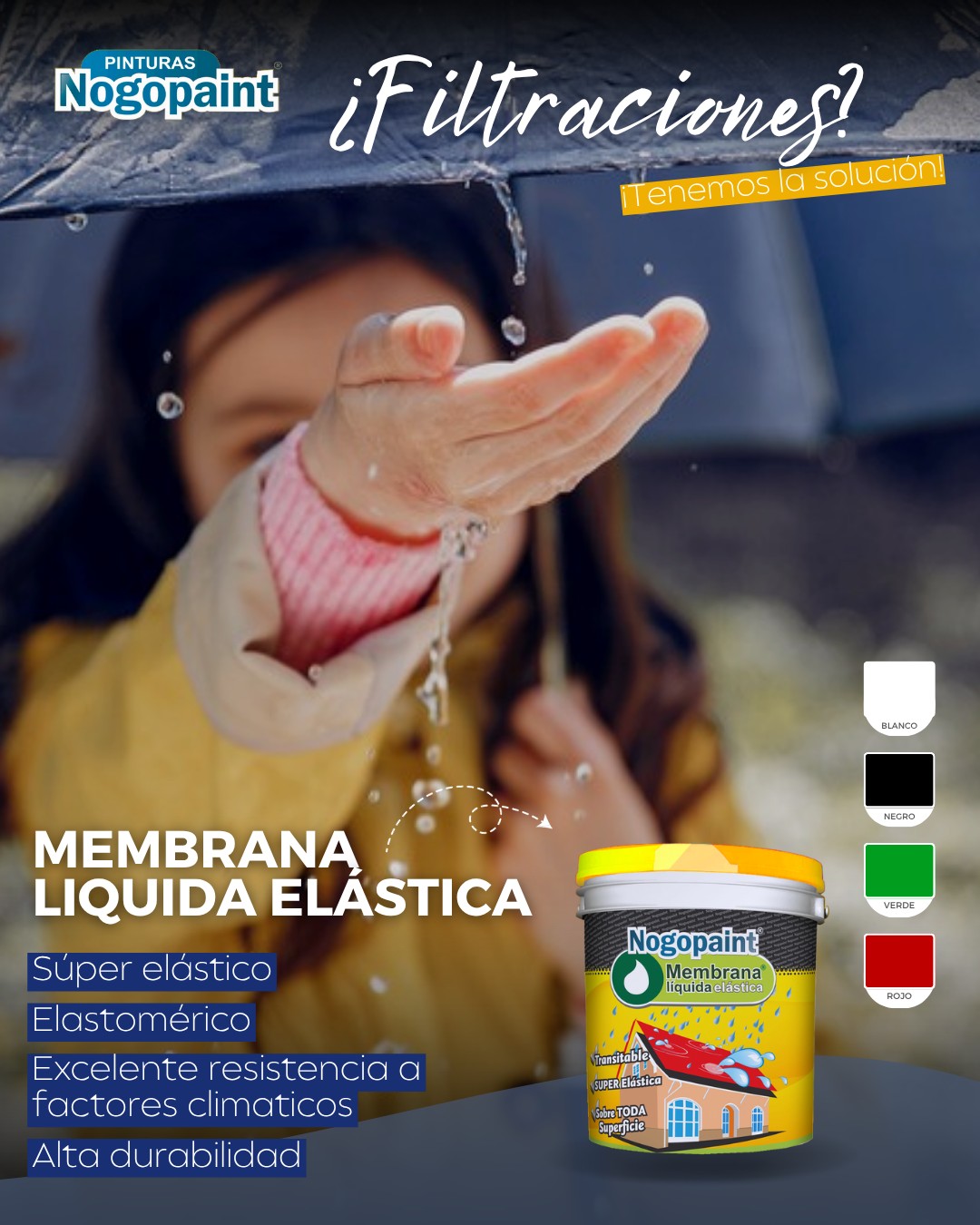 NogoVedia - Recubrimiento plástico para TECHOS Y MUROS Super elástico ...